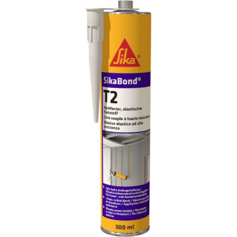Sika SikaBond T-2 asennusliima, valkoinen 300 ml