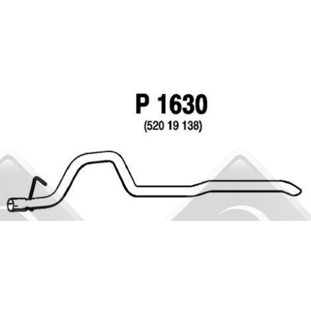Avgasrör 14-1630