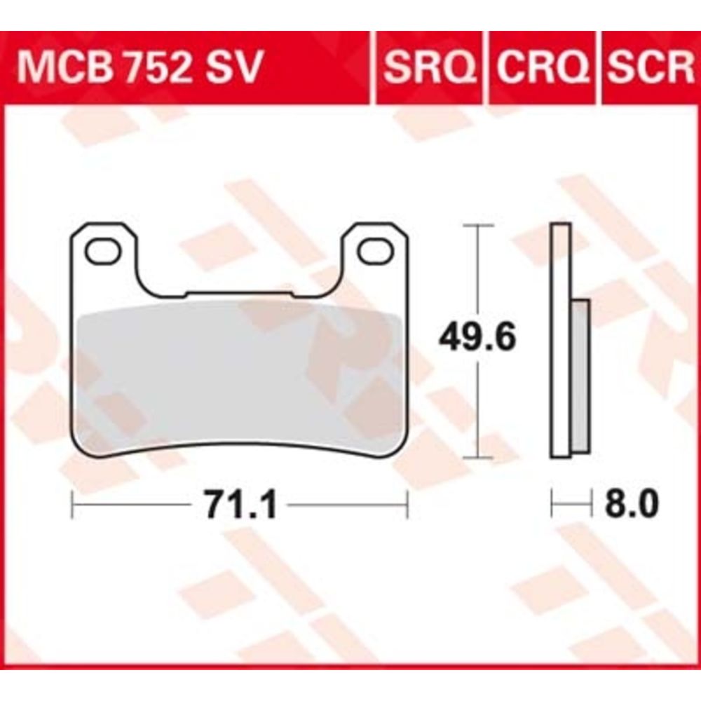 Bromsbeläggssats 98-22043