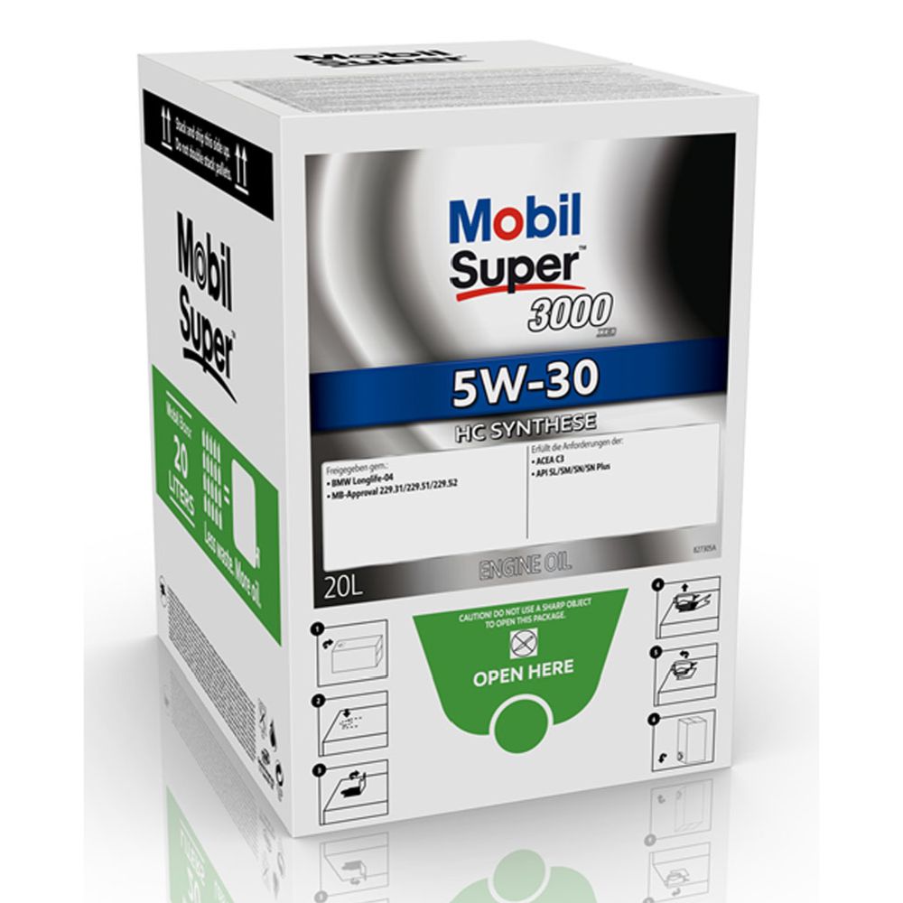 MOBIL 1 FS 0W-40 - bag-in-box 20L moottoriöljy