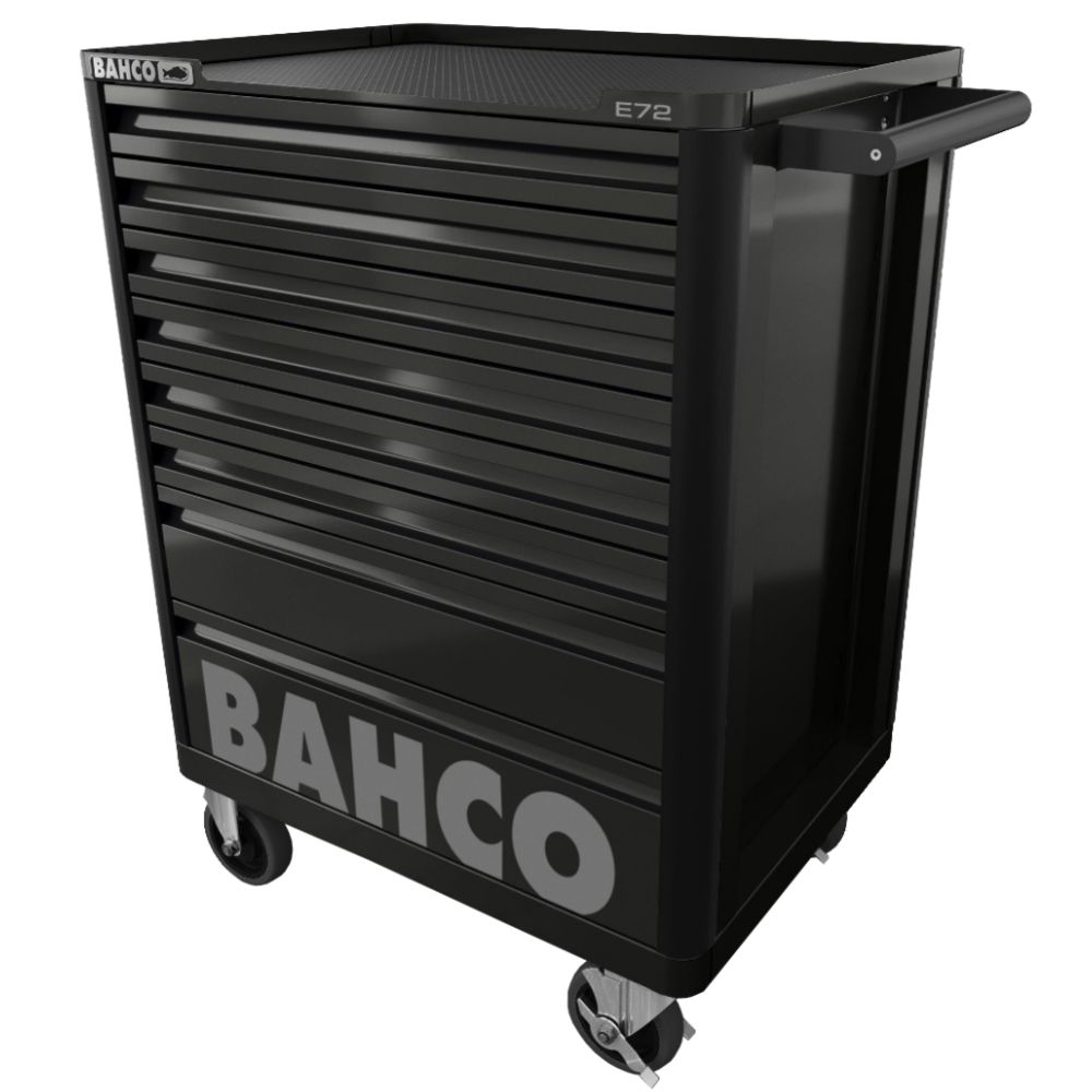 Bahco 1472K8BLACK työkaluvaunu E72 musta 8 laatikkoa