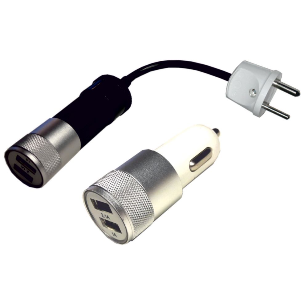 SolarXon 2-osaline USB adapter + GSM-adapter, 12 V pistik