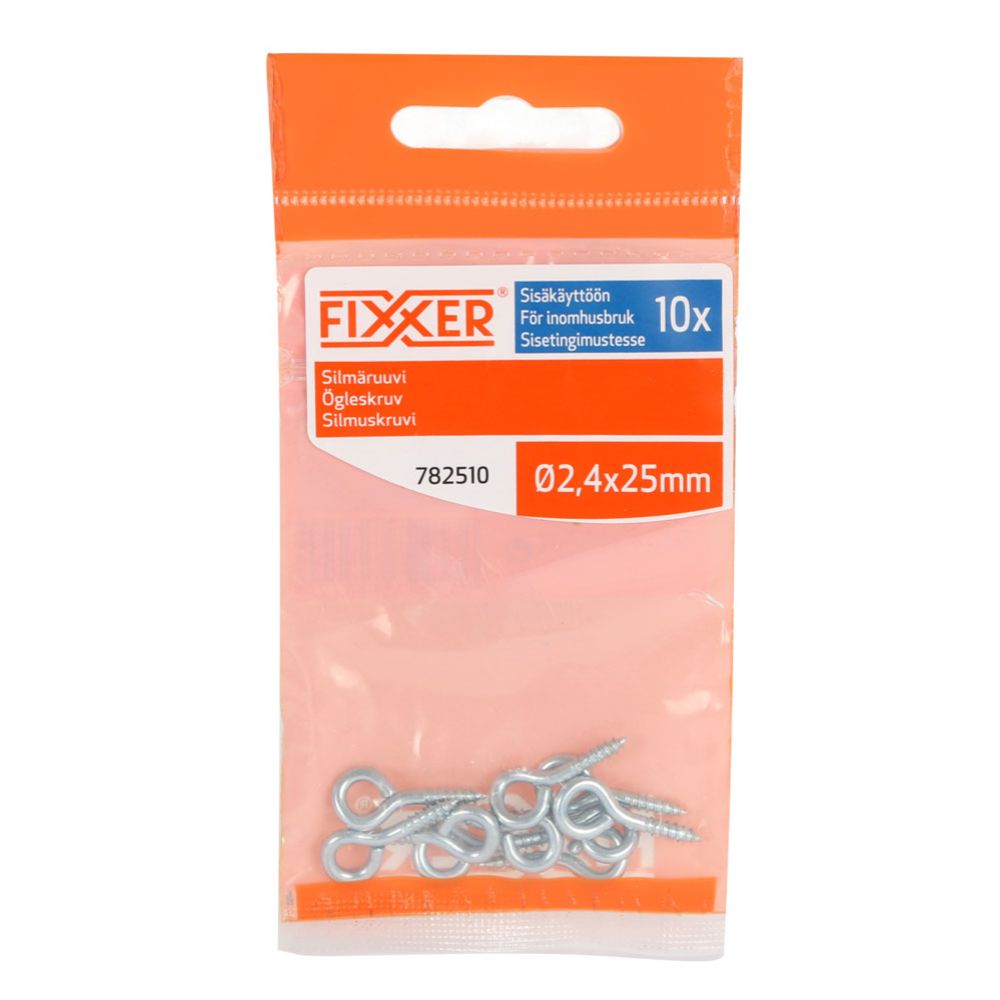 Fixxer® silmuskruvi teras 24 x 25 mm 10 tk