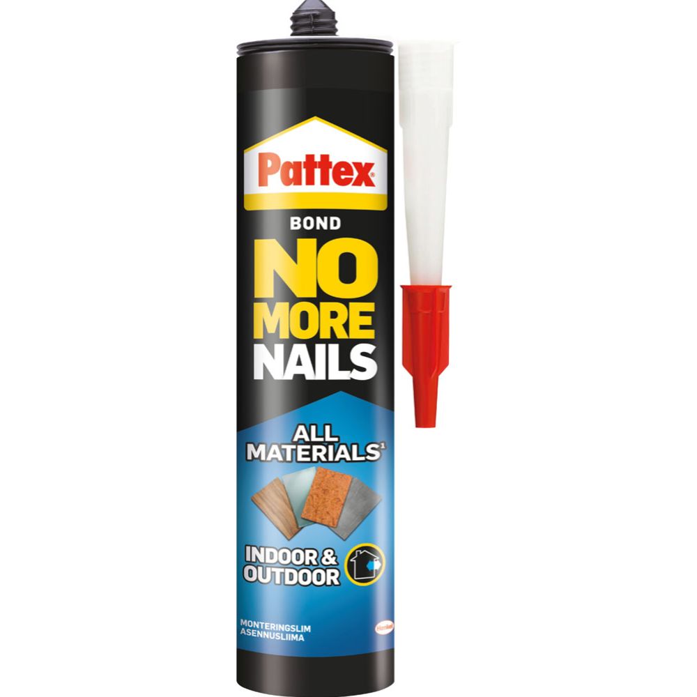 Pattex No More Nails Indoor & Outdoor asennusliima 280 ml