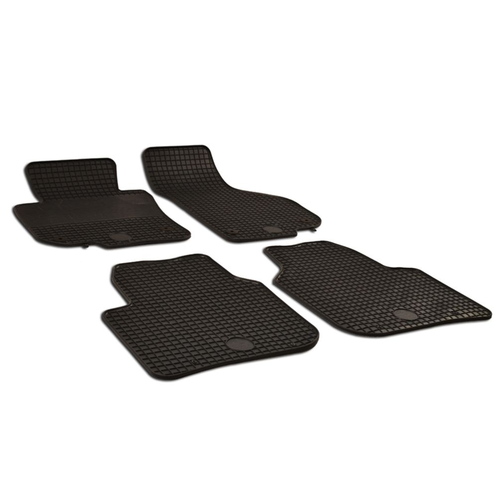 Kummimattide komplekt, Škoda Superb II, 2008—2014, must