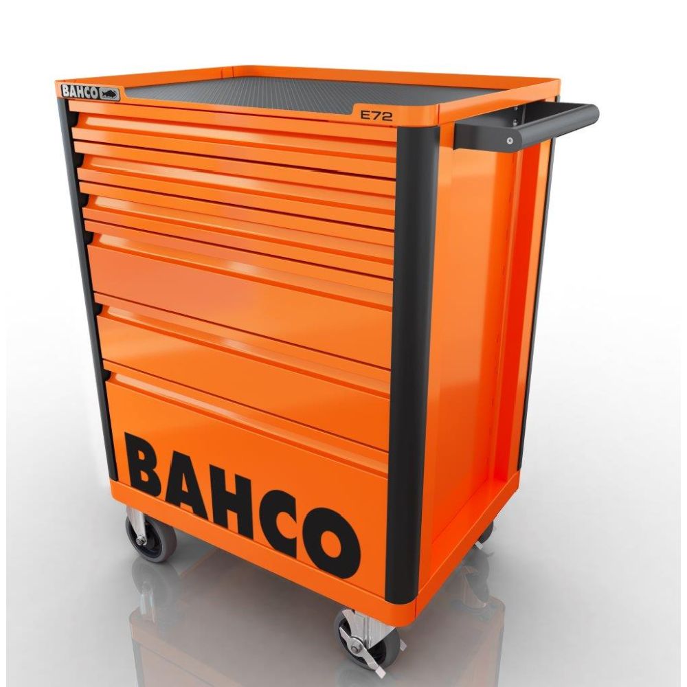 Bahco 1472K6 työkaluvaunu E72 oranssi 6 laatikkoa