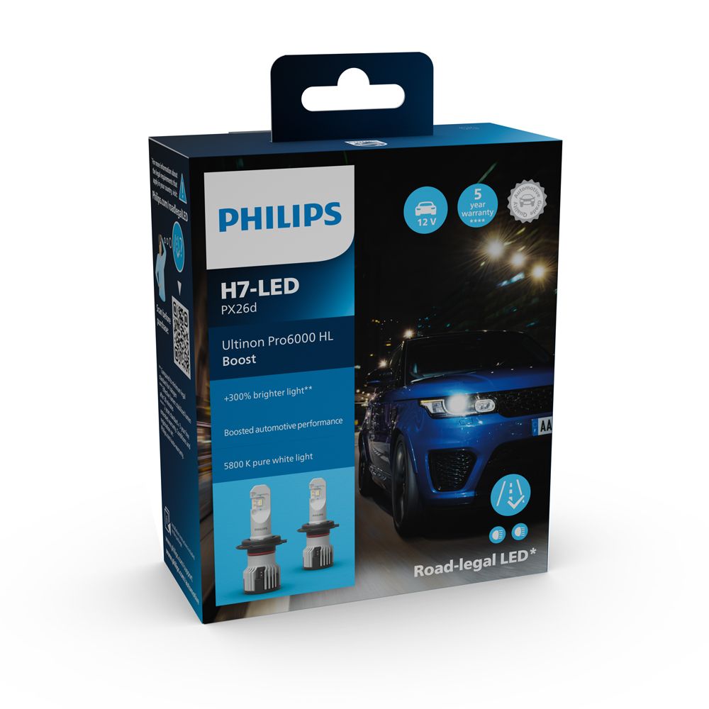 Philips Ultinon Pro6000 BOOST LED H7