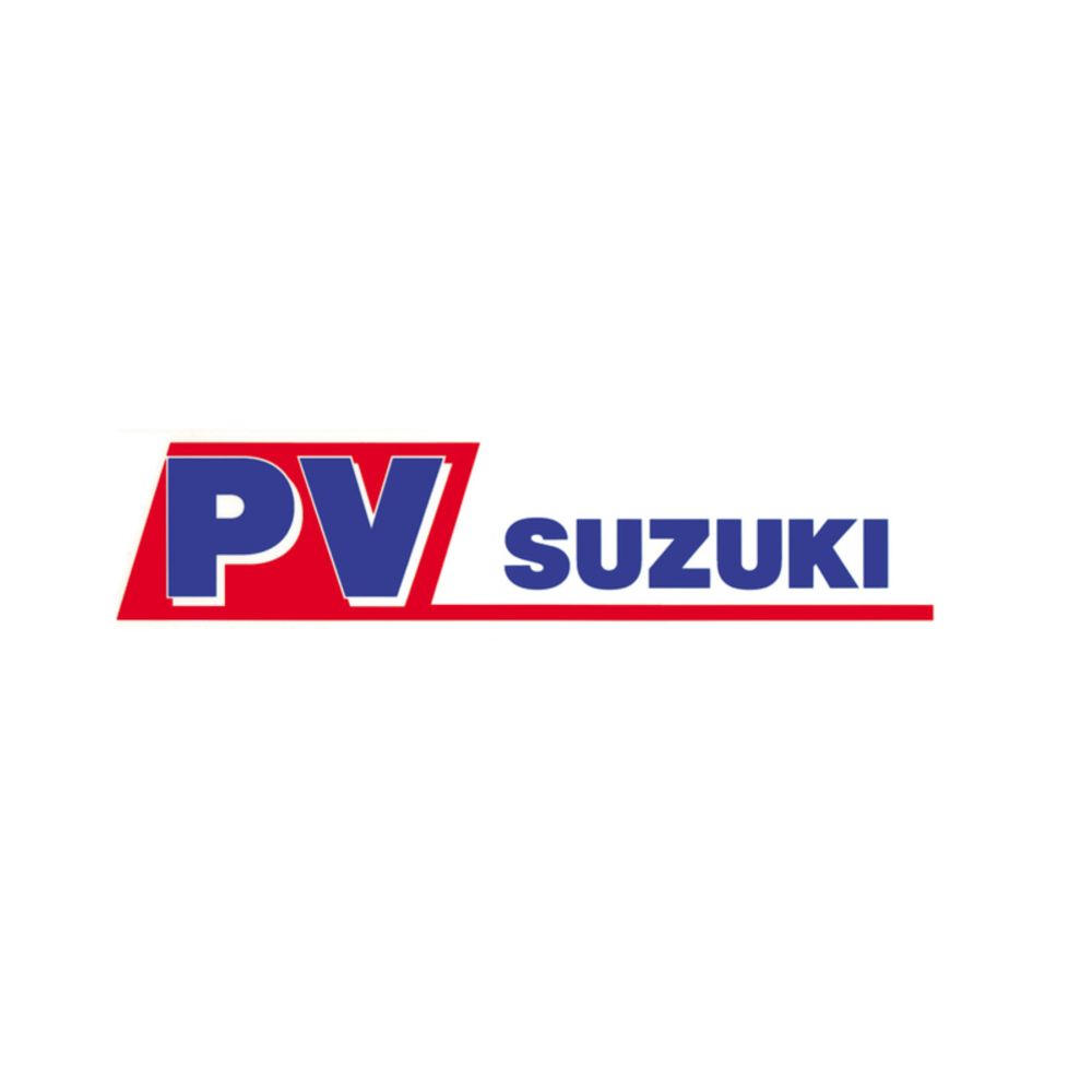 Suzuki PV50 kütusepaagi kleebistesari (sinine/punane)