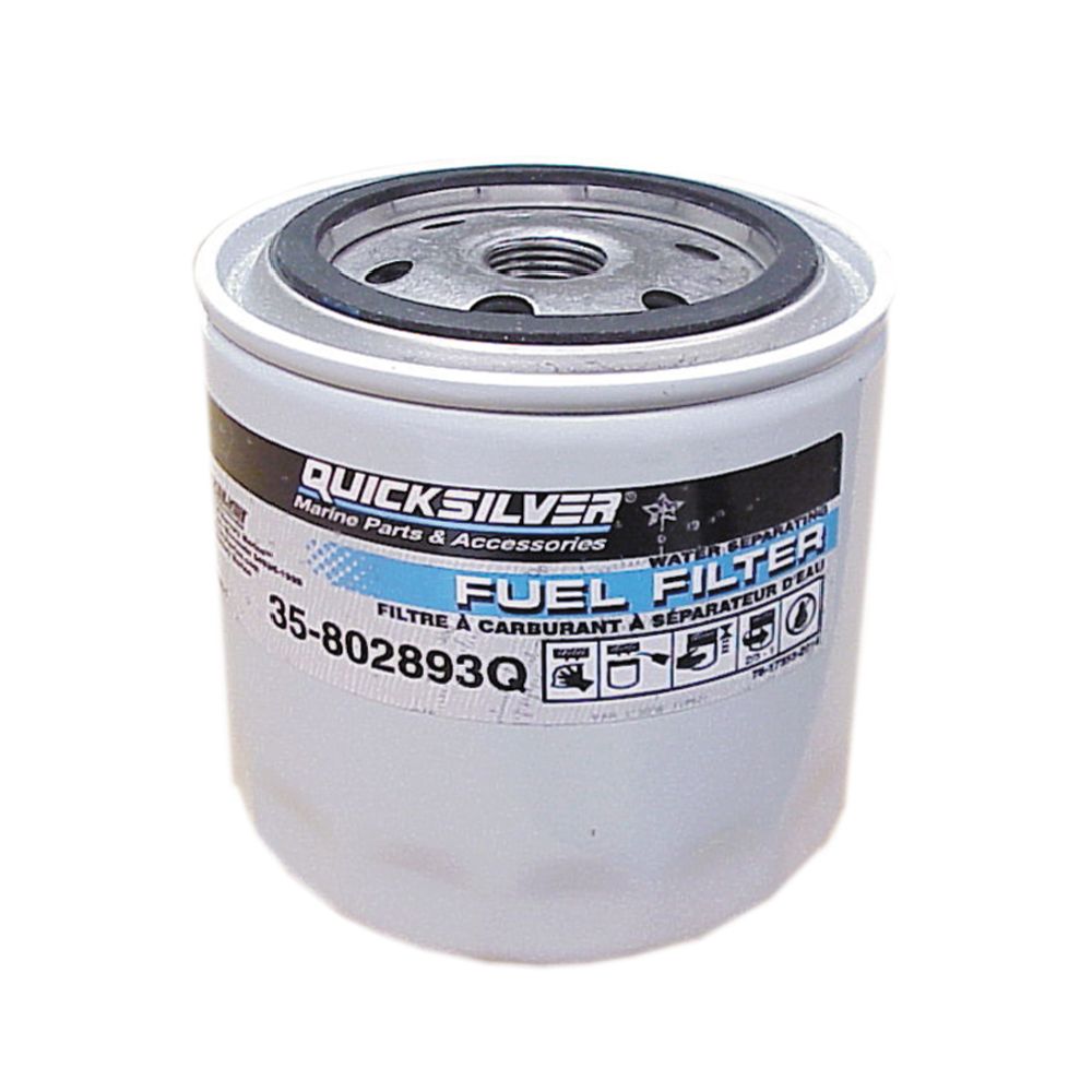 Quicksilver vedenerottava polttoainesuodatin 25 micron