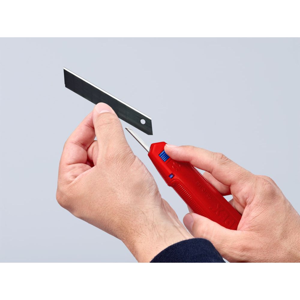 Knipex® 90 10 165 CutiX brytbladskniv med magnesiumram 18 mm