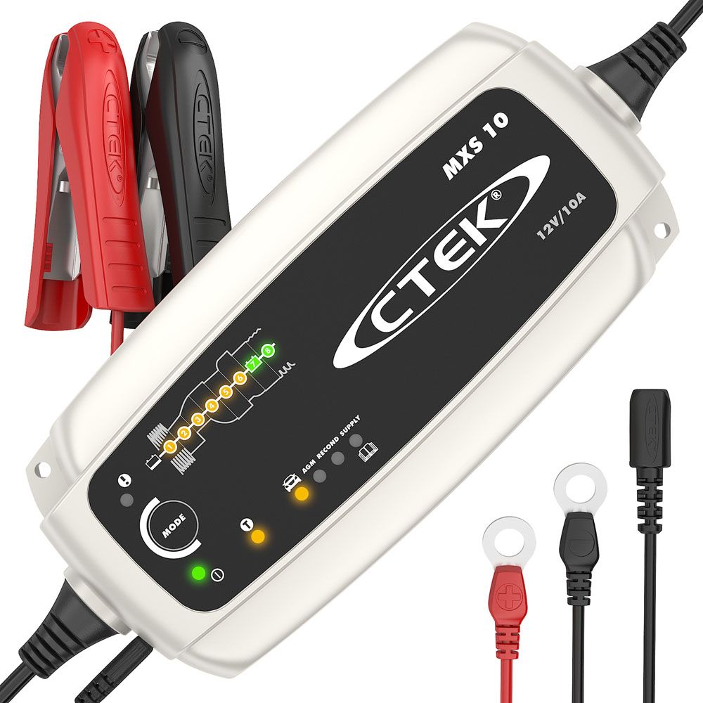 CTEK MXS10 underhållsladdare 12 V/10 A