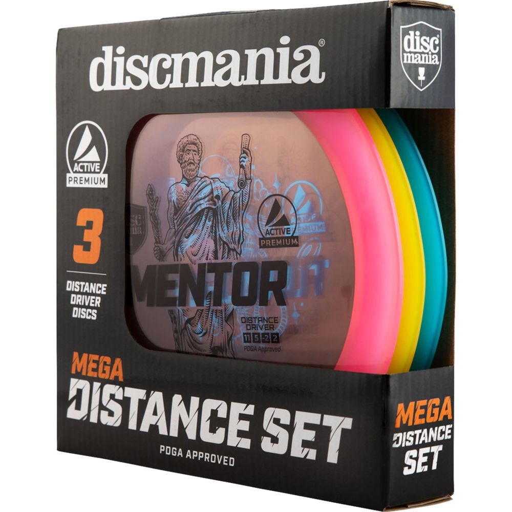Discmania Mega Distance frisbeegolfkiekkosetti