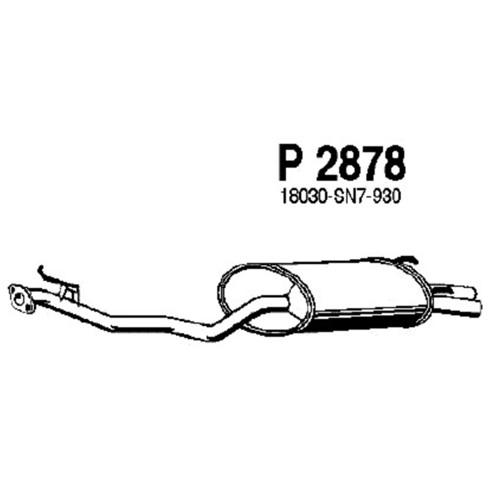 Takaäänenvaimentaja 14-2865