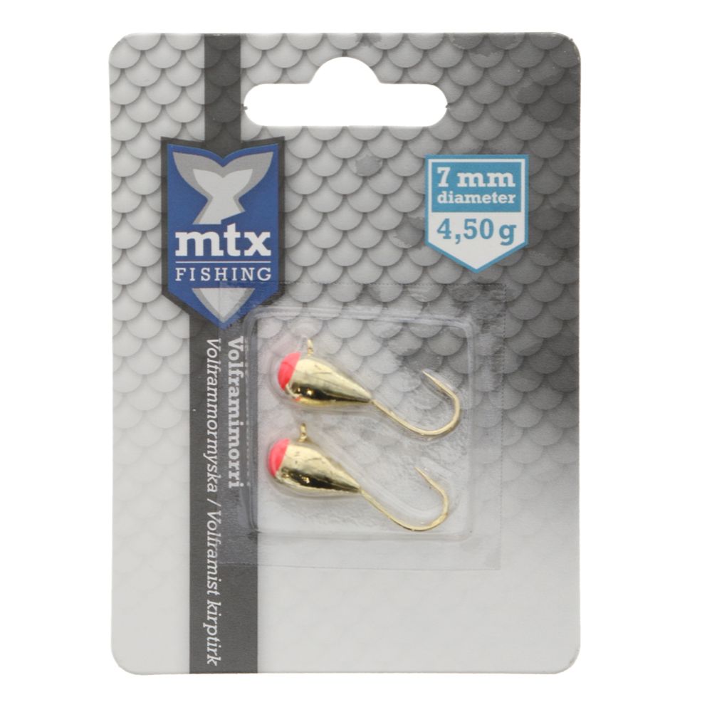 MTX Fishing Pisara mormyska volfram 7 mm / 4,5 g, 2 st.