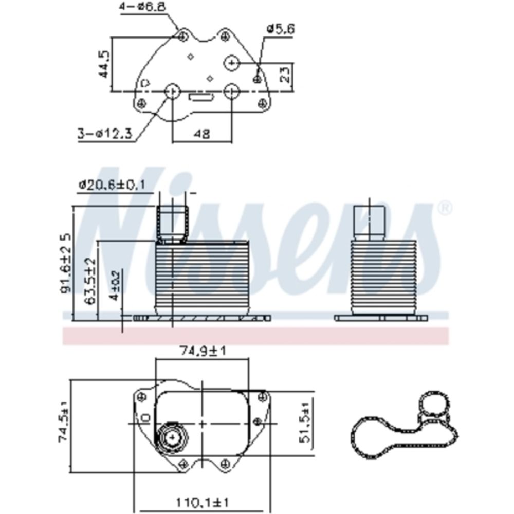 Öljynjäähdytin 30-04274