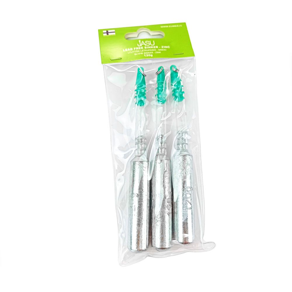 Jasu Spinfluga sinkkinen letkupaino 100 g 3 kpl