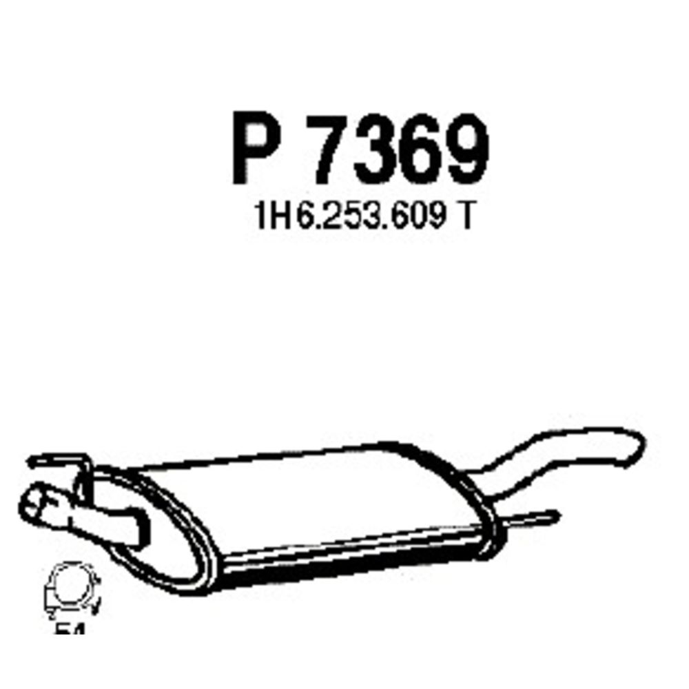 Takaäänenvaimentaja 14-7369