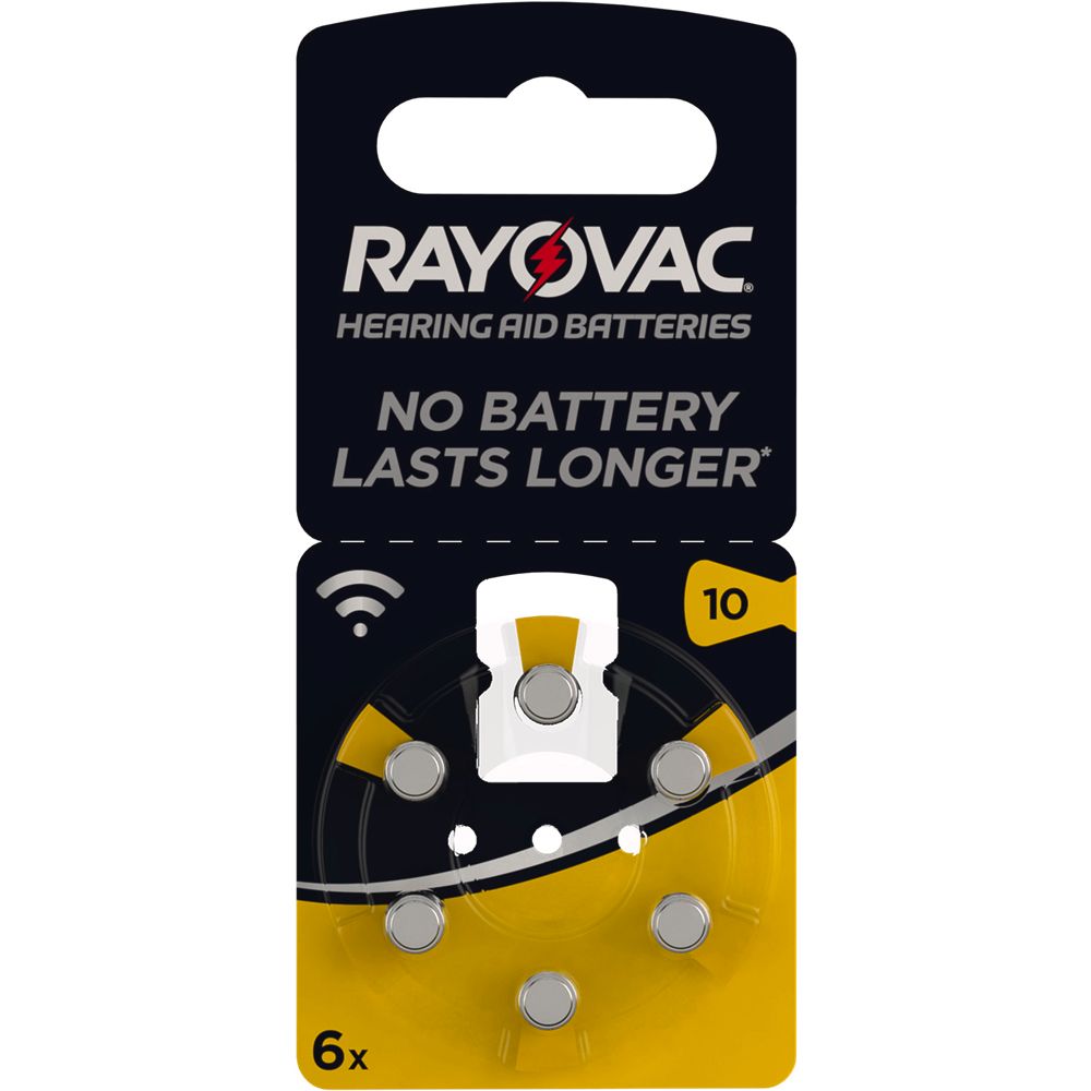 Rayovac 10 hörapparatsbatteri 24 st.