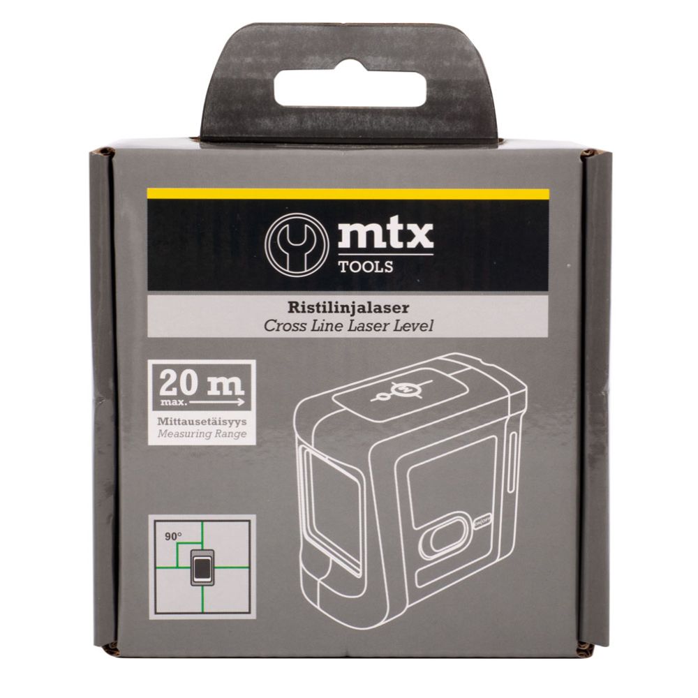 MTX Tools 862G krysslaser grön
