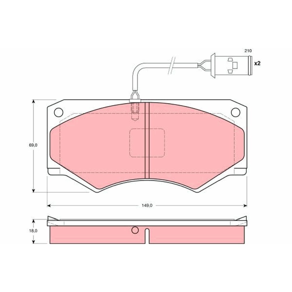 Piduriklotside komplekt 97-23051
