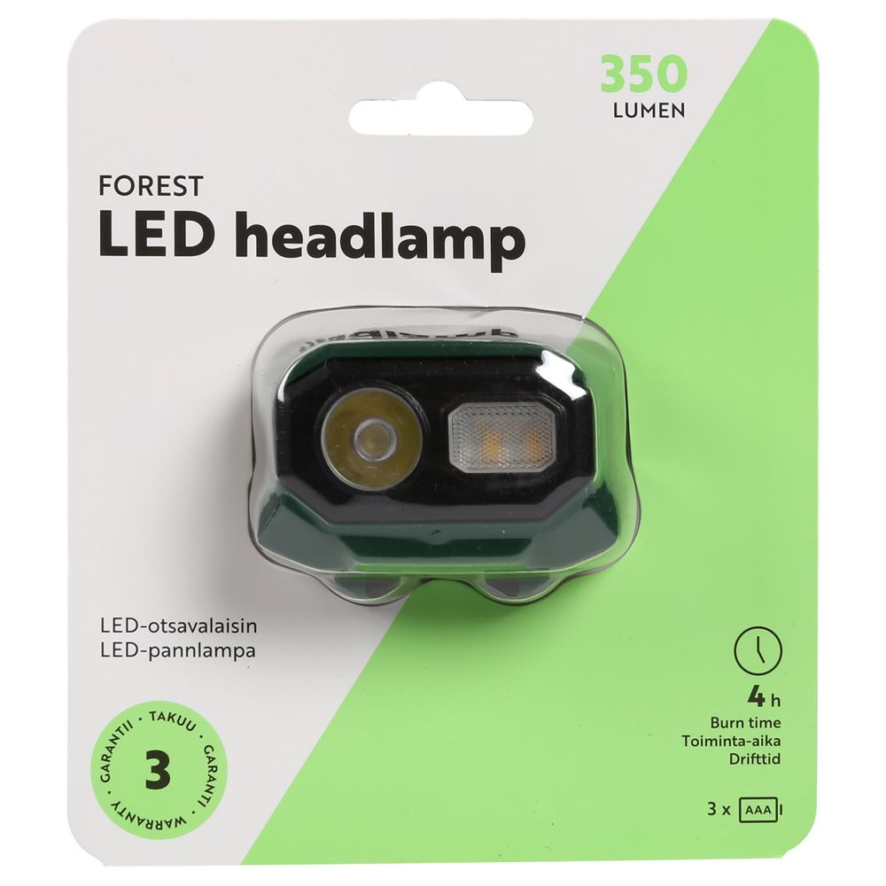 MTX Forest LED-pannlampa 350 lm 3 x AAA