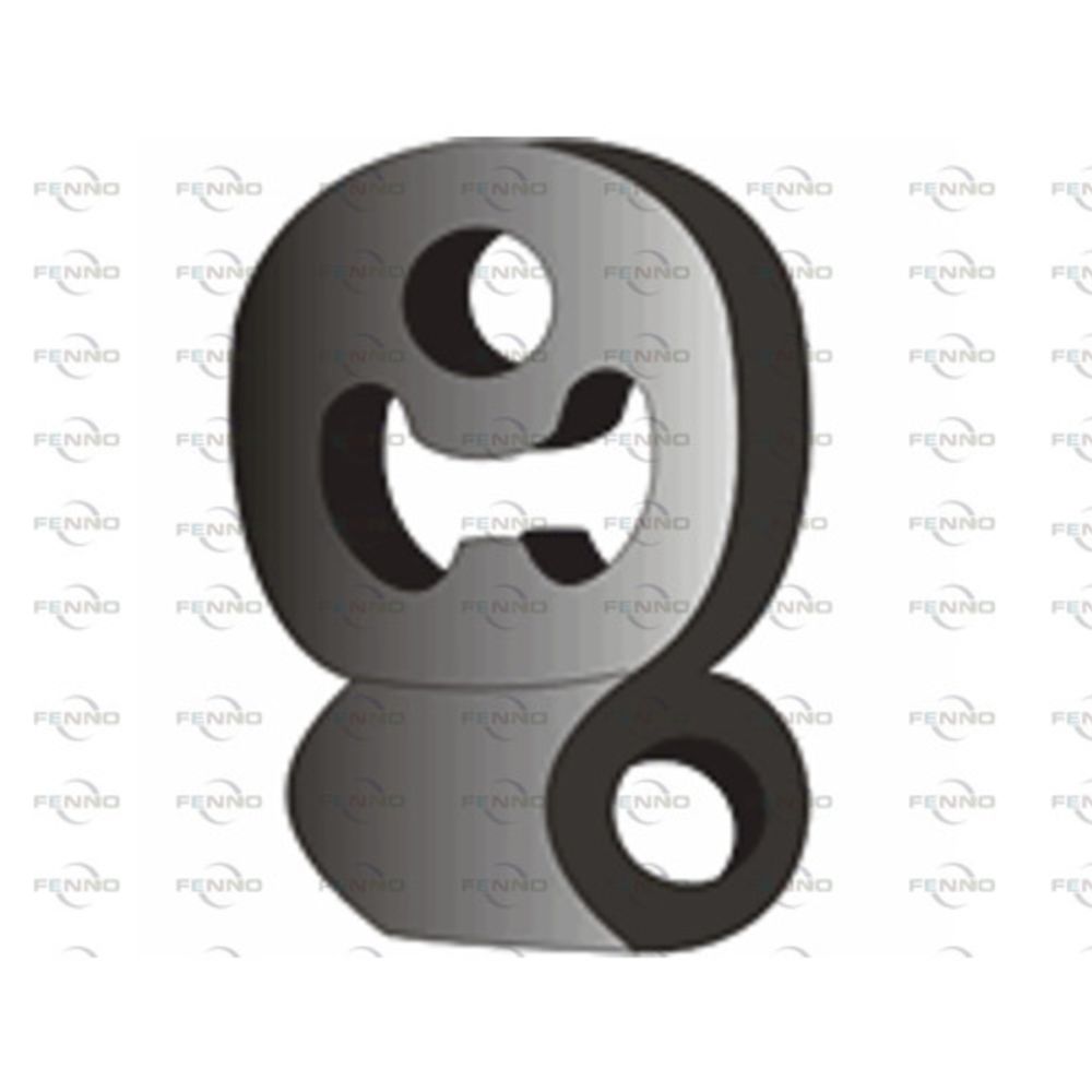 Pakoputkiston kumipalkki 14-0724