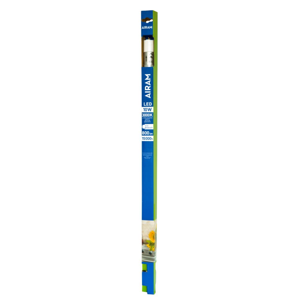 Airam LED-lysrör G13 9 W 3000 K 900 lm 590 mm + glimtändare