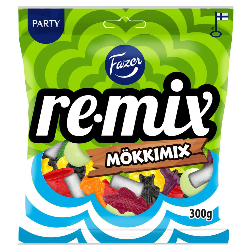 Fazer Remix Mökkimix karkkipussi 300g