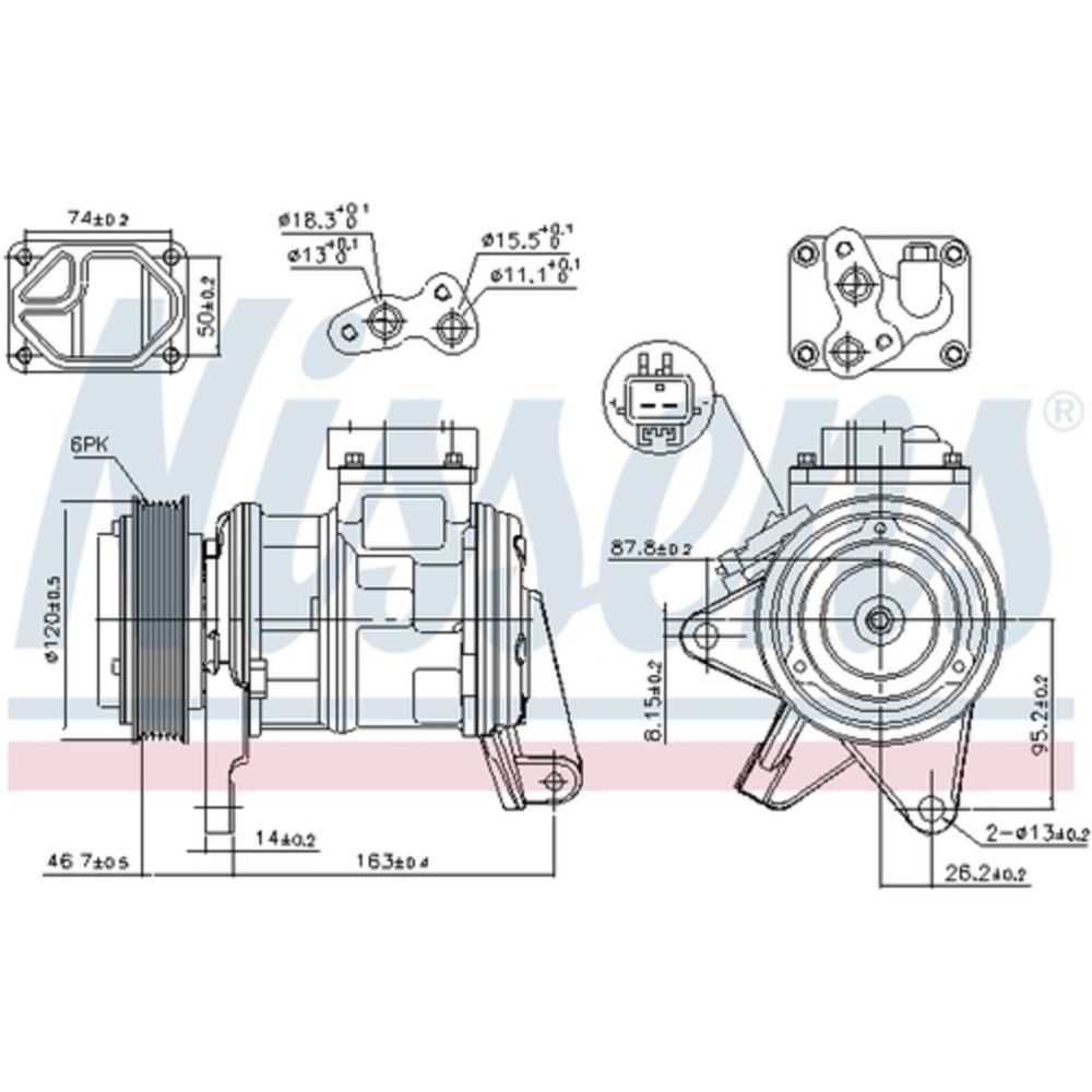 Ilmastointilaitteen kompressori 30-8155