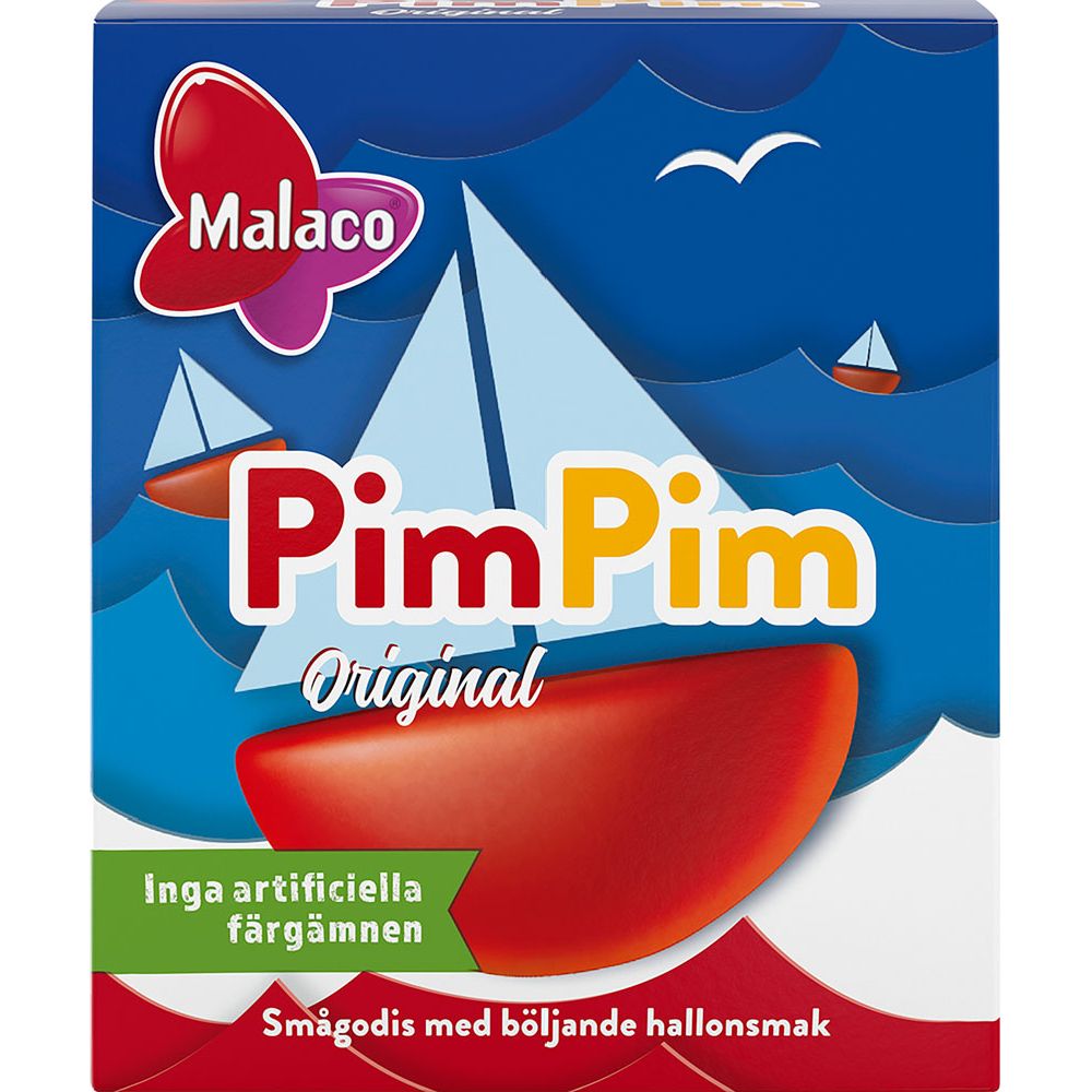 Malaco Pim pim tablettask 20 g