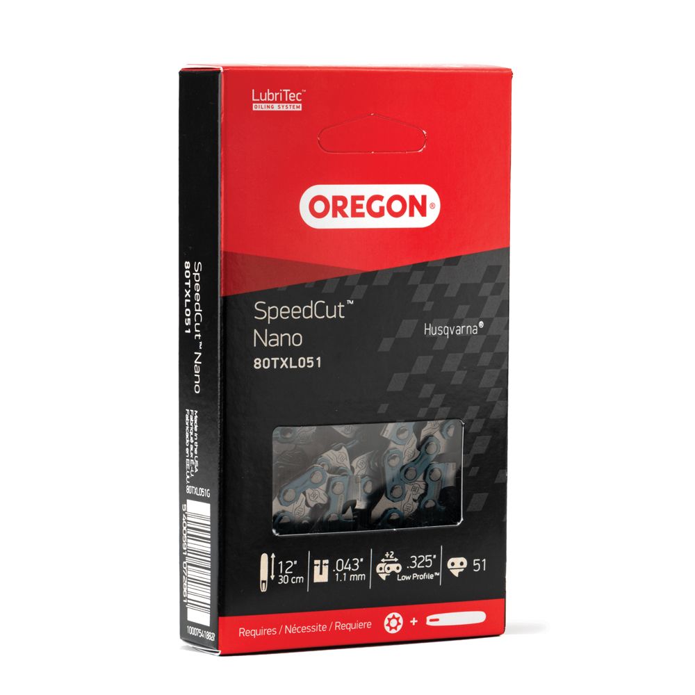 Oregon SpeedCut Nano 80TXL51 saekett, 51 VL, 1,1 mm