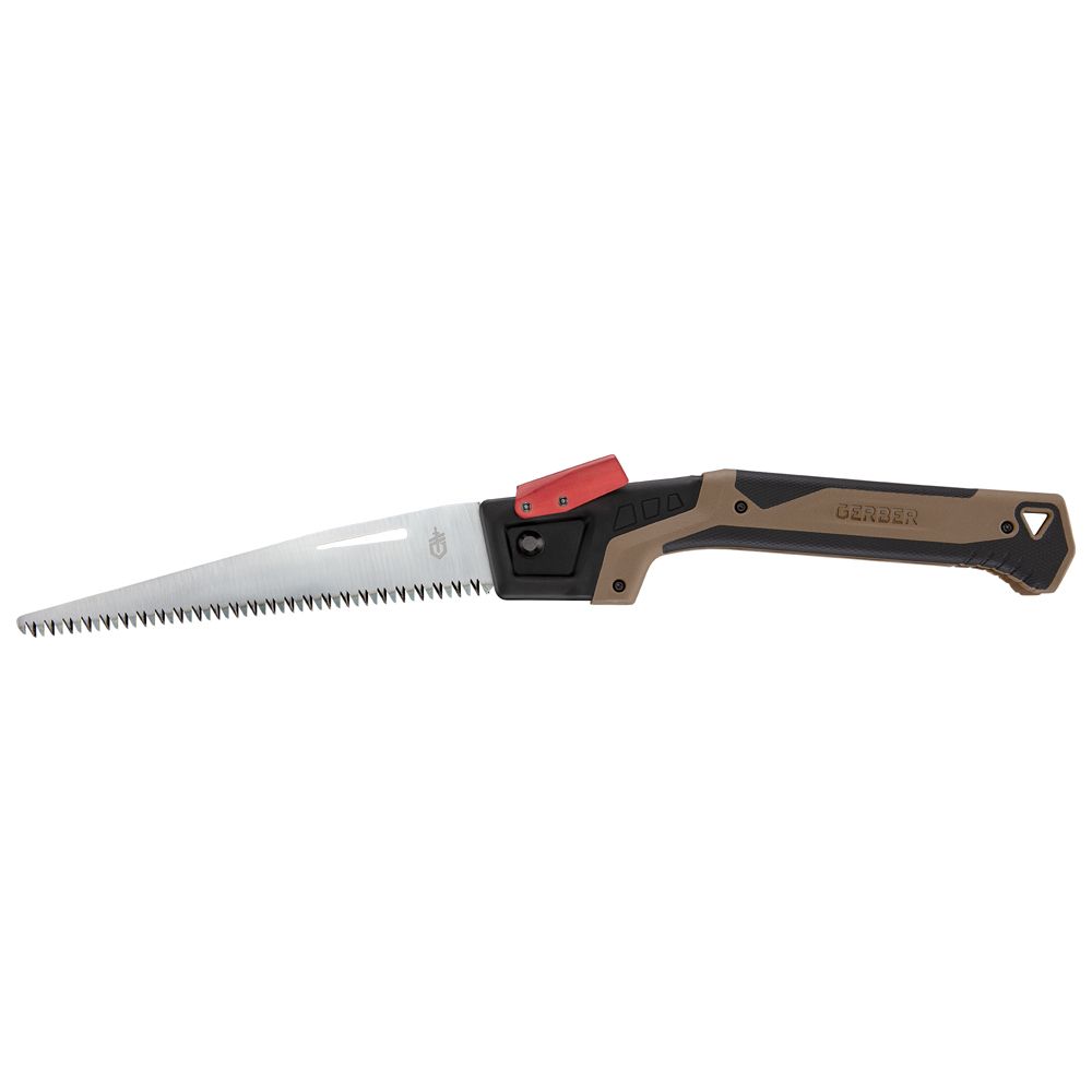 Gerber Bushcraft kokkupandav saag telkimiseks koos vutlariga