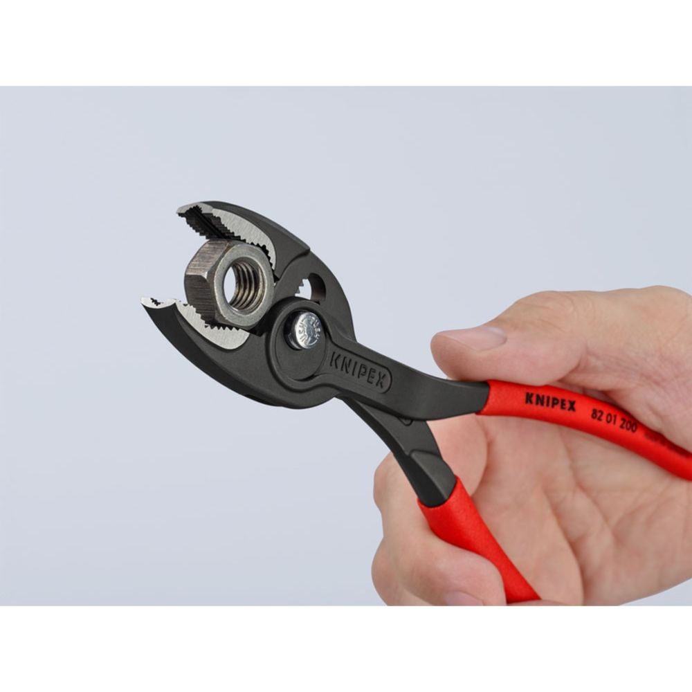 Knipex® 82 01 200 TwinGrip topeltliigendiga näpitsad 200 mm