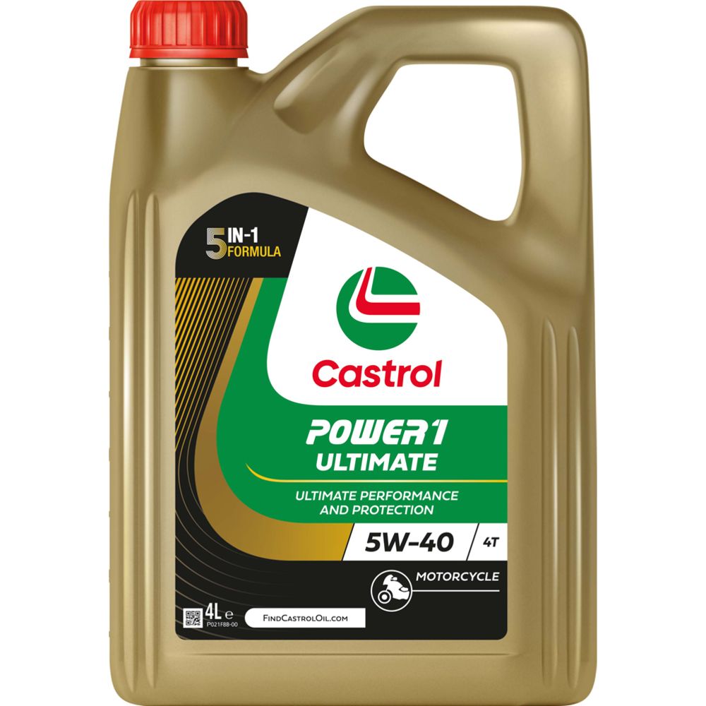 Castrol Power1 Ultimate 5W-40 täyssynteettinen 4 l moottoriöljy