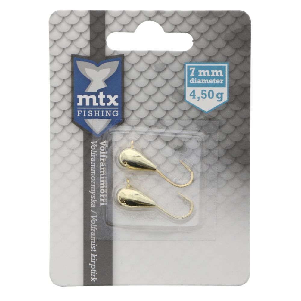 MTX Fishing Pisara mormyska volfram 7 mm / 4,5 g, 2 st.