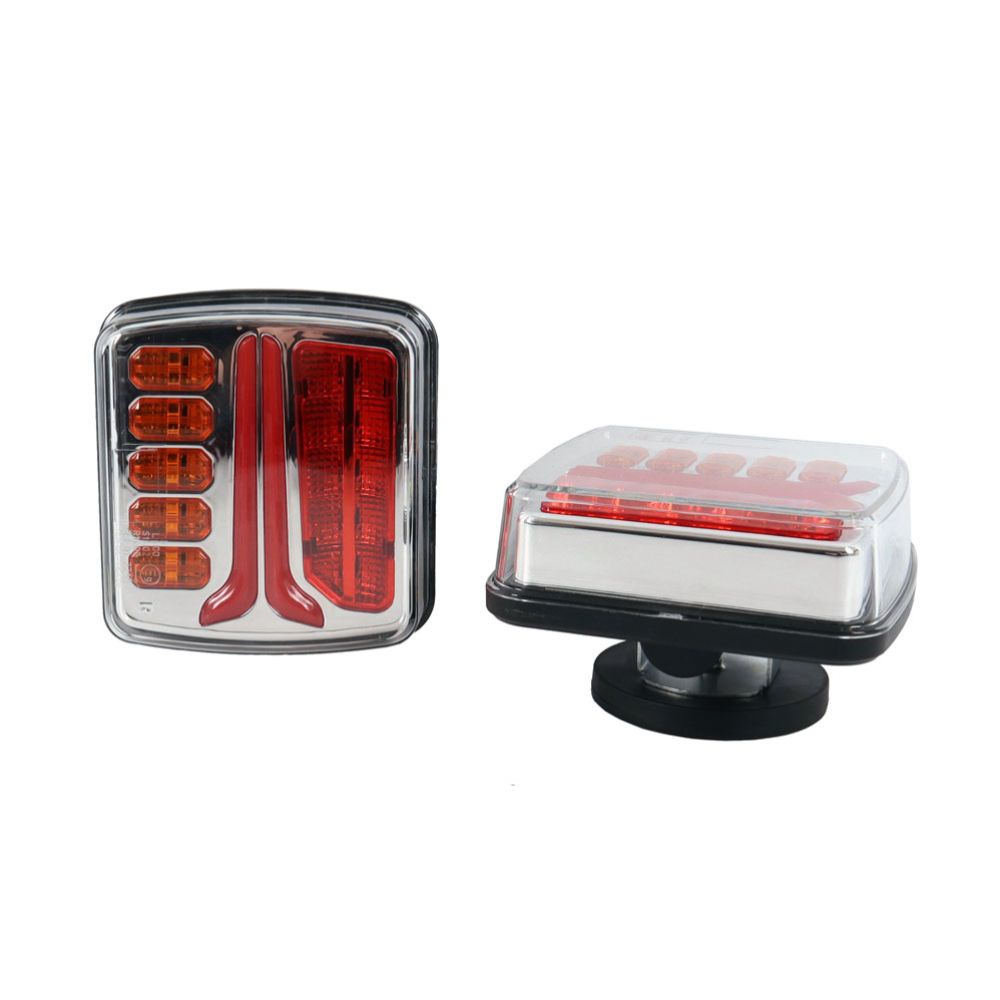 Magnetkinnitusega juhtmevabad LED-tagatuled, 2 tk
