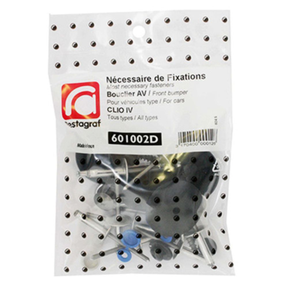 Kinnituskomplekt Renault esipamper 601002D 24 osa