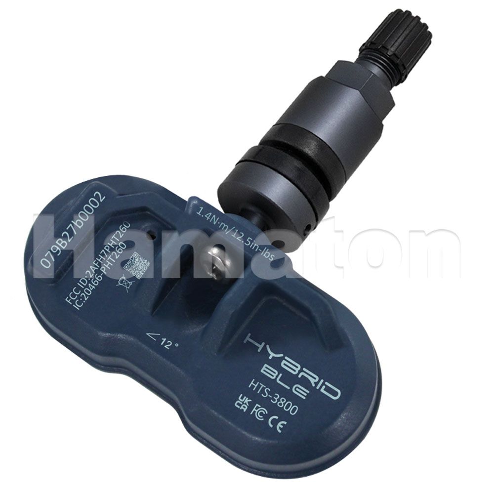 Hamaton EU-Pro Hybrid BLE TPMS-anturi (Clamp-In), Tesla Bluetooth, grafiitti