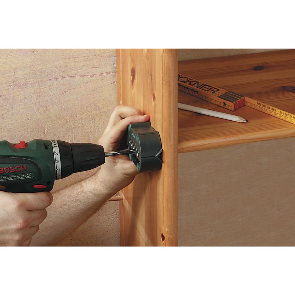 Wolfcraft® Accumobil mobilt borrstöd 4-10 mm