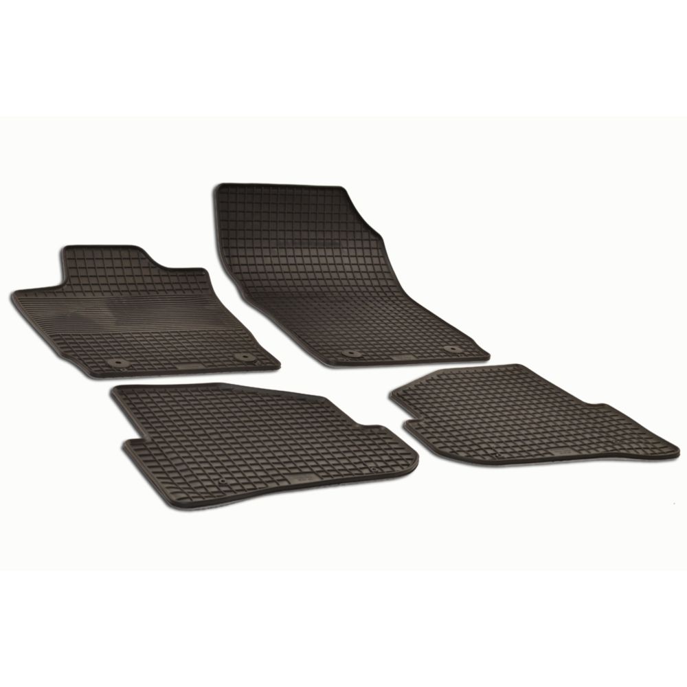 Kummimattide komplekt, Audi A1, Typ 8X, 2010—, must