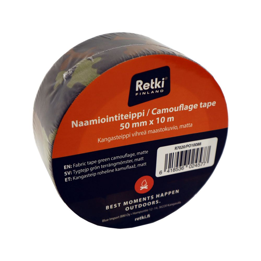 Retki Camo kamouflagetejp 50 mm x 10 m