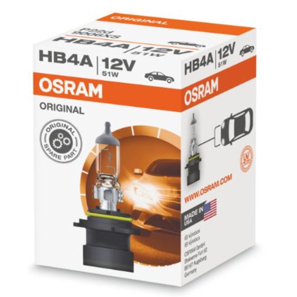 Osram HB4A-polttimo 12V/51W lähivalo suorakanta