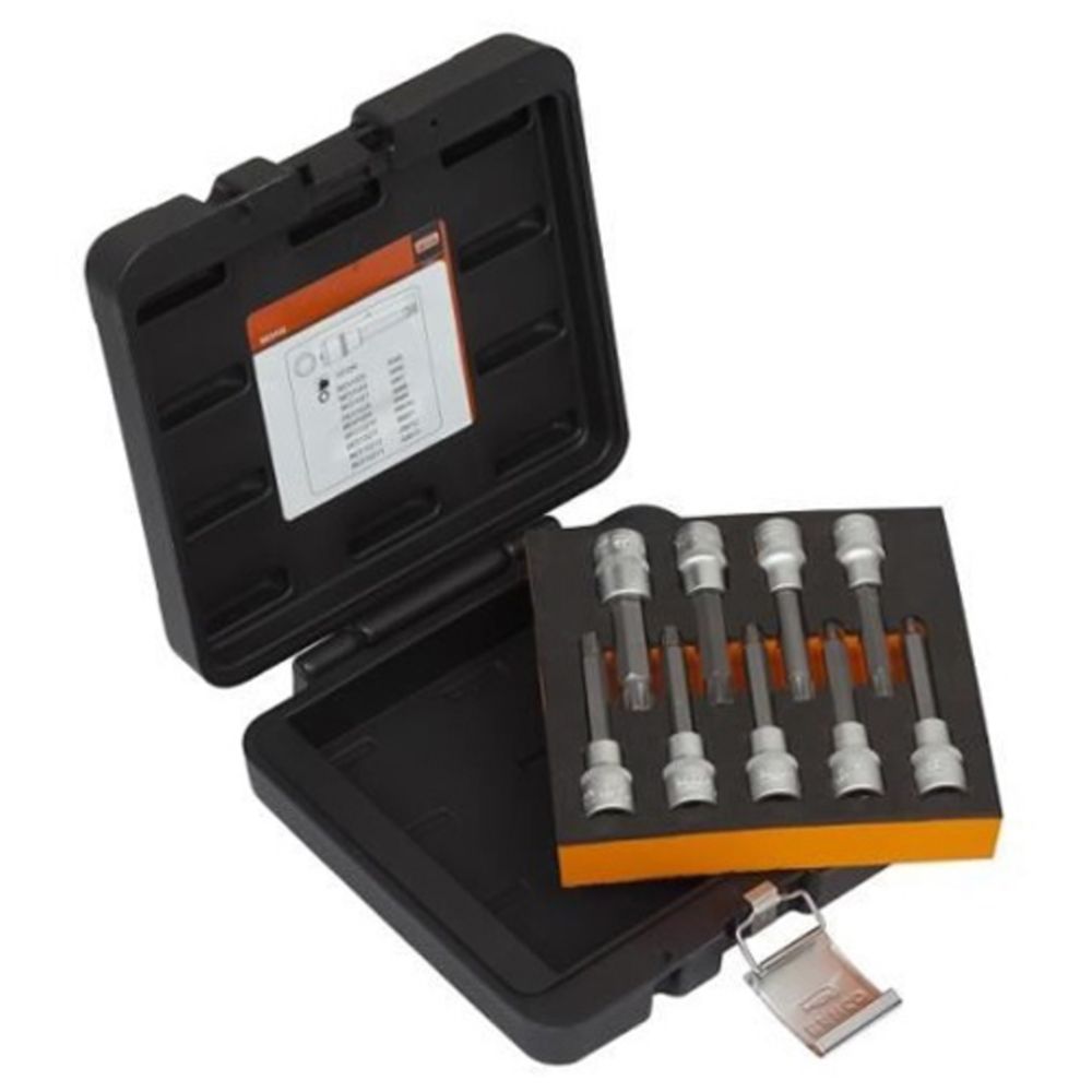 Bahco BE5102 Ribebitshylssats 1/2" RM5-RM13 9 delar
