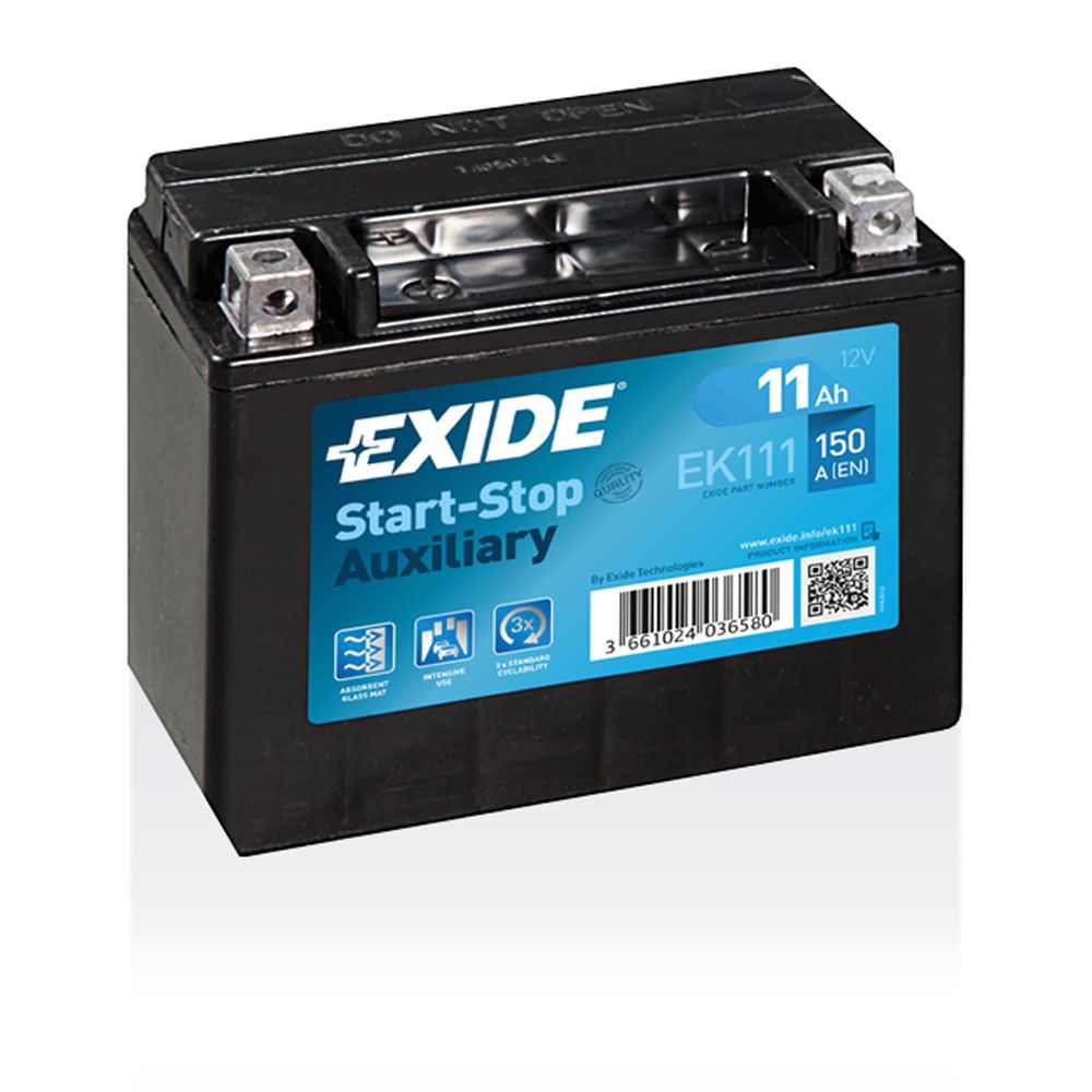 Exide EK111 11 Ah/150 A aku P150 x L90 x K130