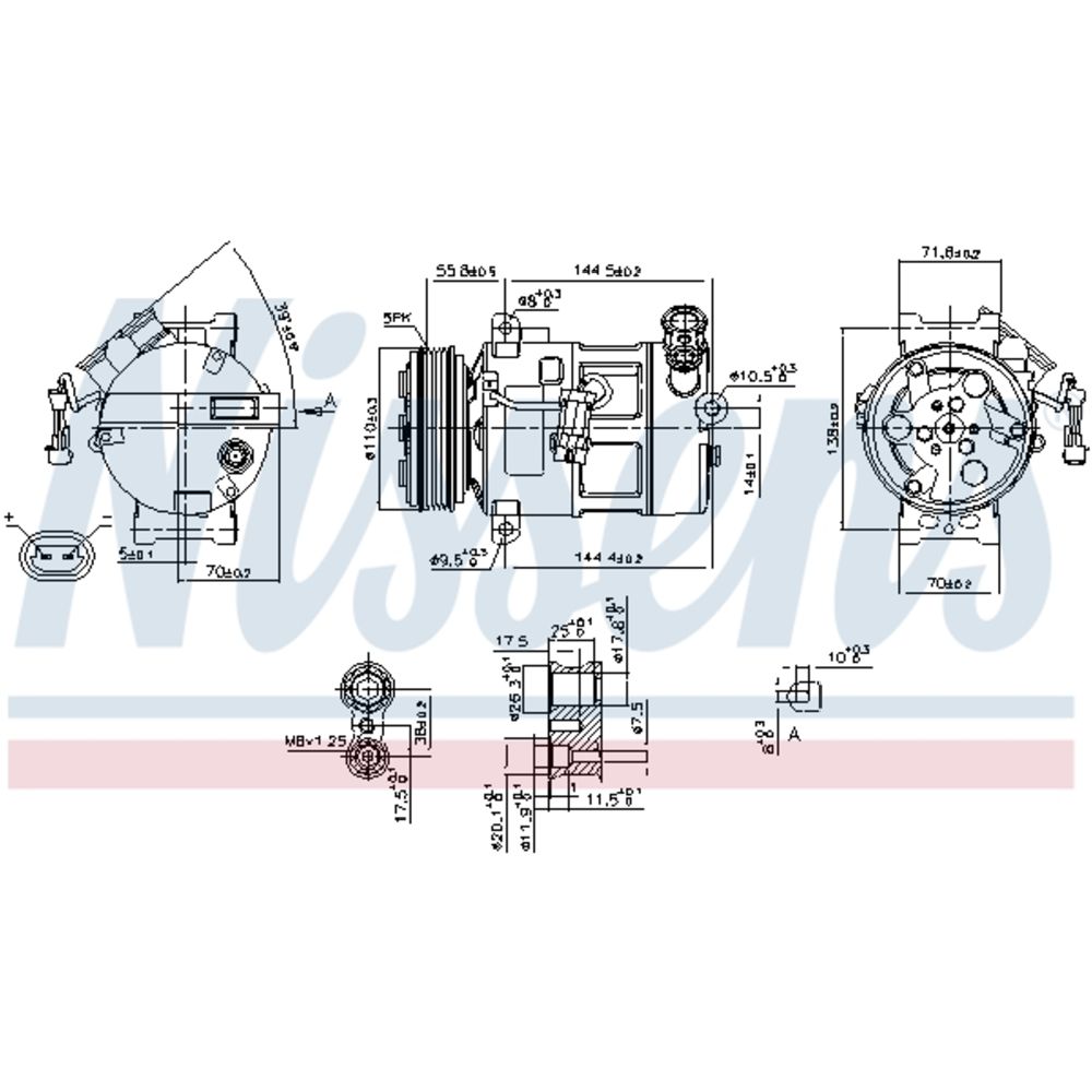 Ilmastointilaitteen kompressori 30-04012