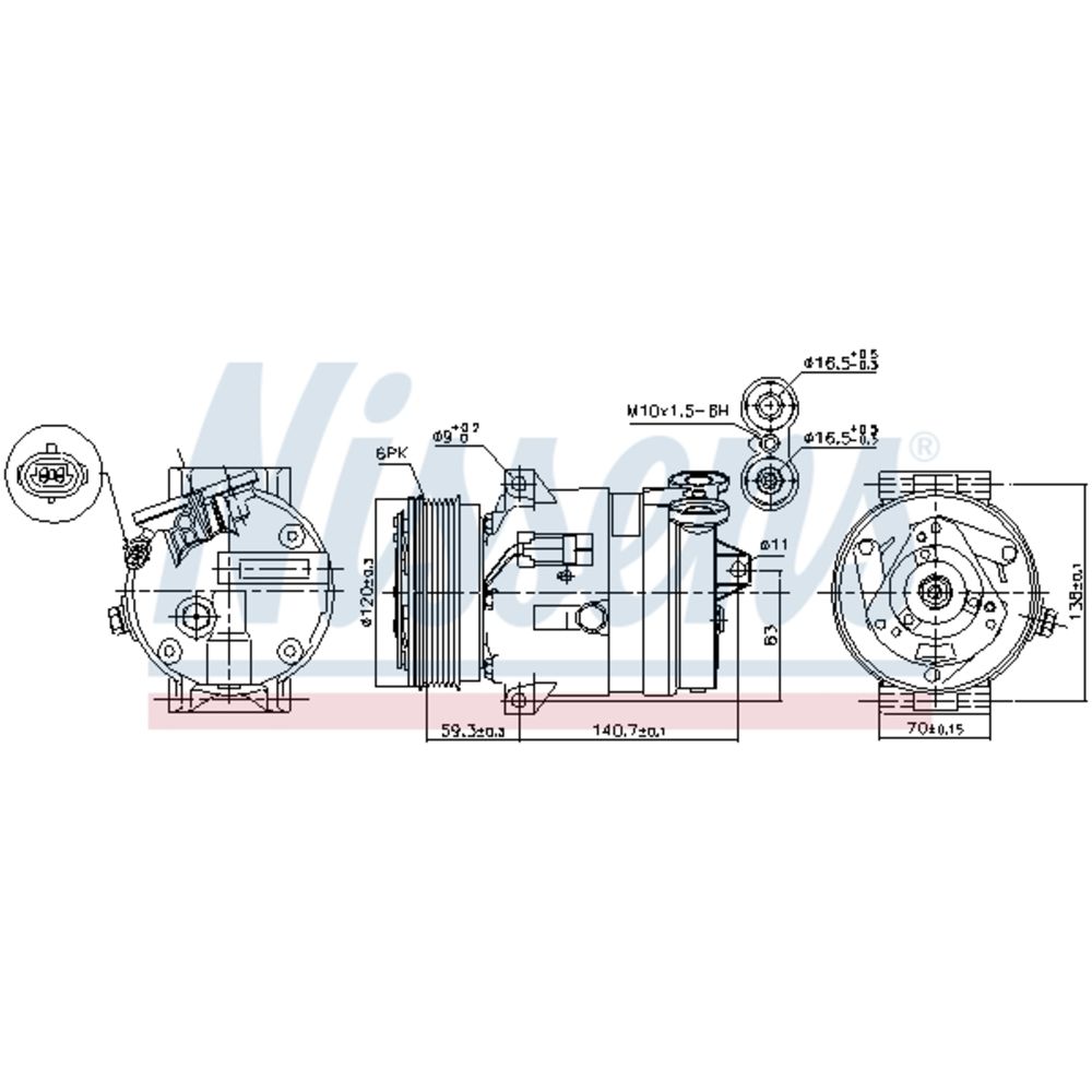 Ilmastointilaitteen kompressori 30-8172