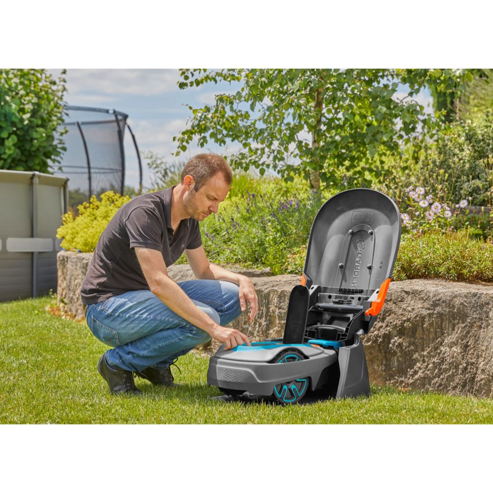 Gardena robottiruohonleikkurin suojakatos (Sileno Life, Minimo ja City)