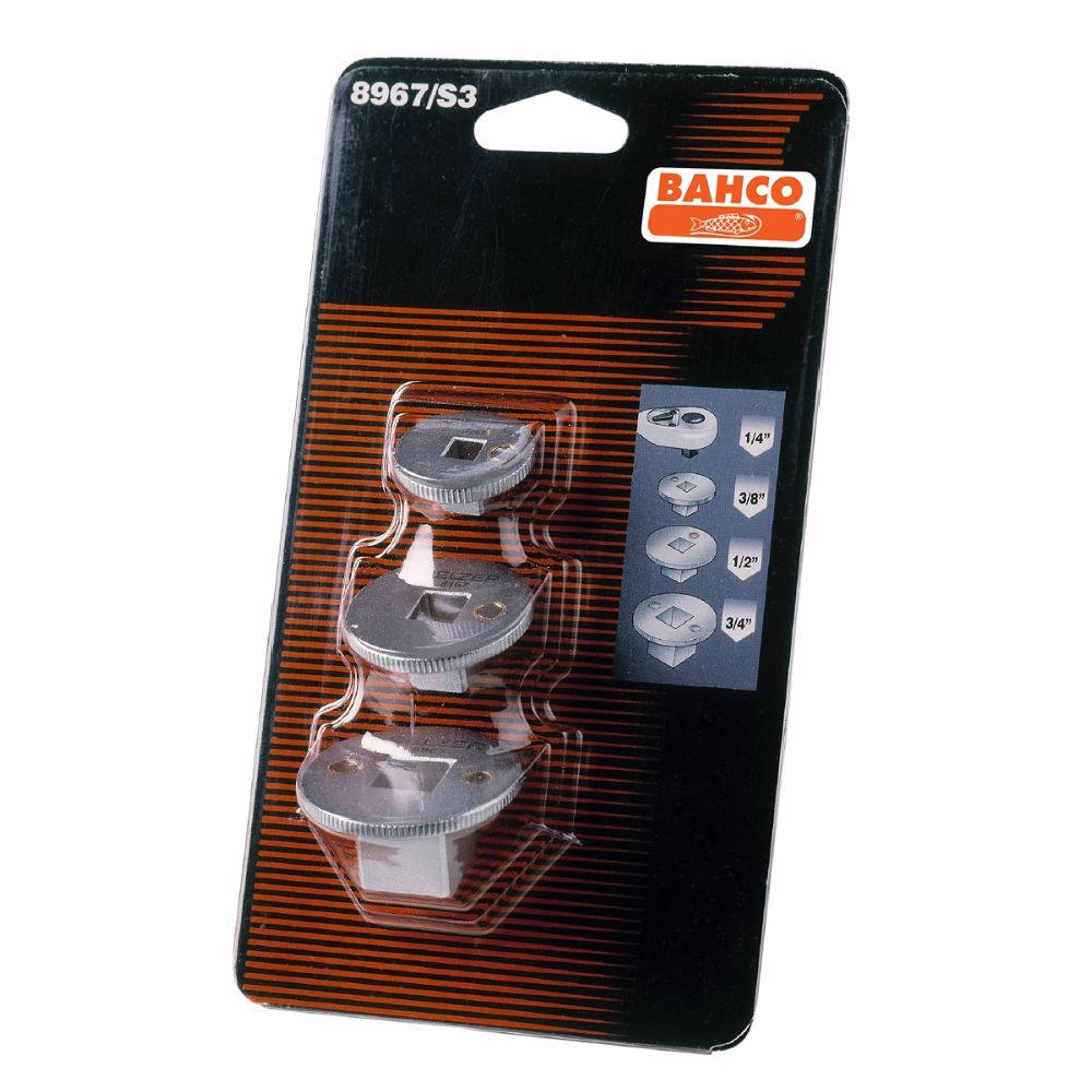 Bahco 8967/S3 adapterikomplekt 1/4"-3/4"