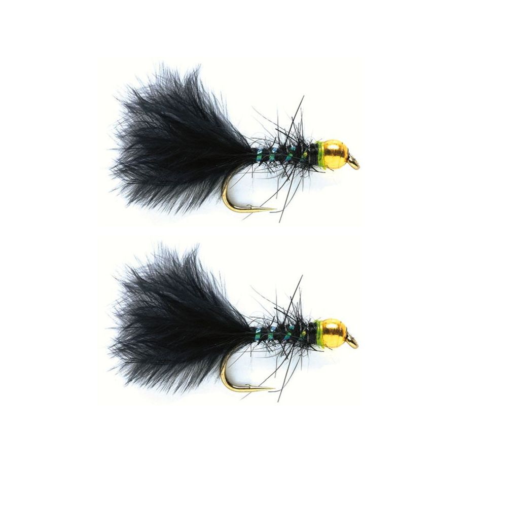 Eumer Classic Nugget Black våtfluga #8 2 st.
