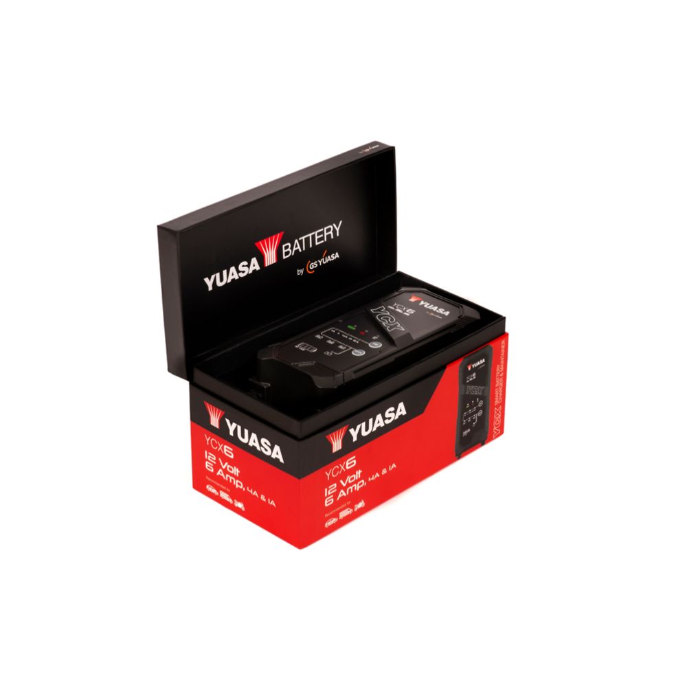 Yuasa YCX6 Ylläpitolaturi 12V 6A